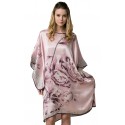 Batwing Sleeved Silk Nightgowns - Hand Painted