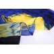 100% Silk Scarf, Large, Vincent van Gogh, The Starry Night