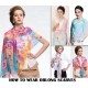 100% Silk Scarf, Oblong, Georgette, Dance In The Wind, Rose