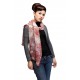 100% Ultrafine Wool Scarf, Oblong by Familiar Melody, Red