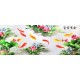 Grace Art, Extra Large, Oblong Asian Silk Embroidery Art Wall Hanging, Wide Format, Fish