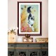 Grace Art, Large Asian Silk Embroidery Art Wall Hanging, Cat