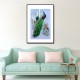 Grace Art, Large Asian Silk Embroidery Art Wall Hanging, Peacocks In Tree