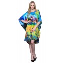 Grace Silk 100% Silk Nightgown, Colorful Country Villa