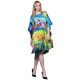 Grace Silk 100% Silk Nightgown, Colorful Country Villa