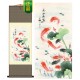 Grace Art Asian Wall Scroll, The Nine Singing Fish