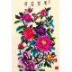 Grace Art Asian Paper Cutting Wall Scroll, Peonies