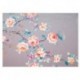 Grace Silk 100% Silk Short Robe Kimono, Pretty Blossoms, Hazel Wood