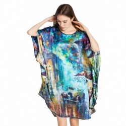 Grace Silk 100% Silk Nightgown, Street Scene