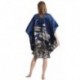 Grace Silk 100% Silk Nightgown, Water Lillies, Blue