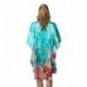 Grace Silk 100% Silk Nightgown, Floral Queen, Blue/Muticoloured