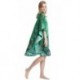 Grace Silk 100% Silk Nightgown, Plum Blossoms in Winter, Green