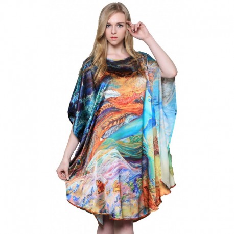 Grace Silk 100% Silk Nightgown, Greek Mythology