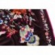 100% Silk Scarf, Extra-Large, Kindness Garden, Brown