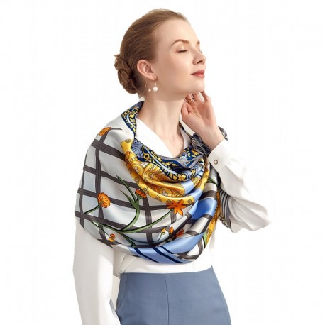 Big silk scarf new arrivals