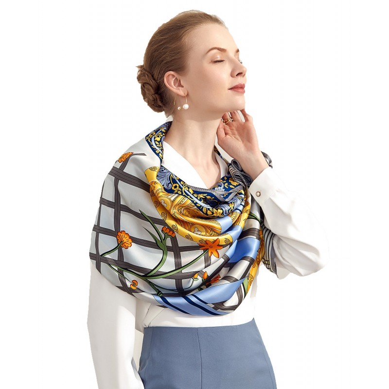 Extra large deals silk scarf