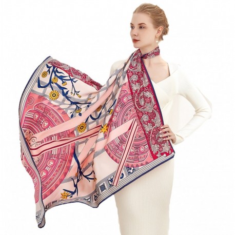 Women's Silk Scarf  Lv scarf, Luxury silk scarves, Womens scarves