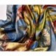 100% Silk Scarf, Large, Vincent van Gogh, Vase with Gladioli and Chinese Asters