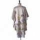 Grace Silk 100% Silk Nightgown, Summer Garden, Purple Silver