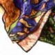 100% Silk Scarf, Oblong, With Hand Rolled Edges, Vincent van Gogh, Irises in the Garden