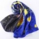 100% Silk Scarf, Oblong, With Hand Rolled Edges, Vincent van Gogh, The Starry Night