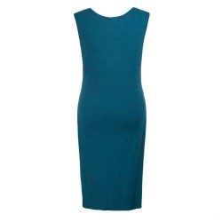 Sleeveless Maternity Dress, Blue