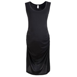 Sleeveless Maternity Dress, Black